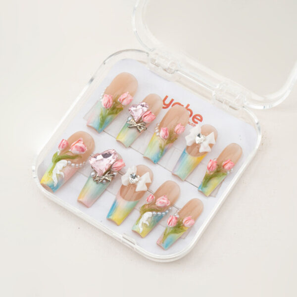 Press on nails luxury mixcolor 1739