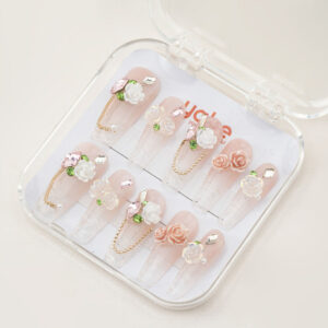 Press On Nails Luxury Pink 1741