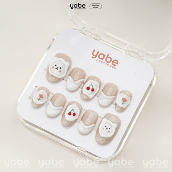 Press on nails lovely cream 1752 - image 2