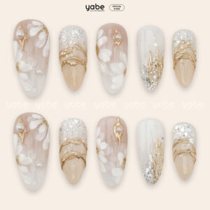 Press On Nails Beauty Cream 1755