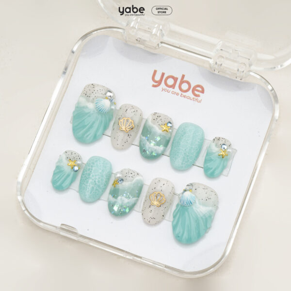 Press on nails trendy blue 1759 - image 2