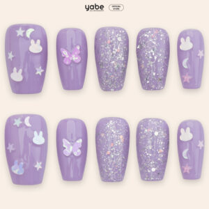 Press On Nails Lovely Purple 1760