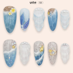 Press On Nails Luxury Blue 1764