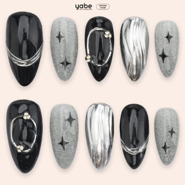 Press on nails beauty white 1765