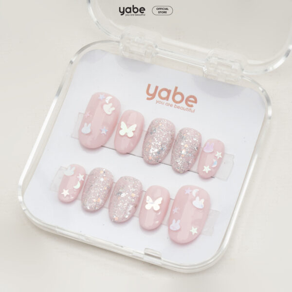 Press on nails lovely pink 1766 - image 2