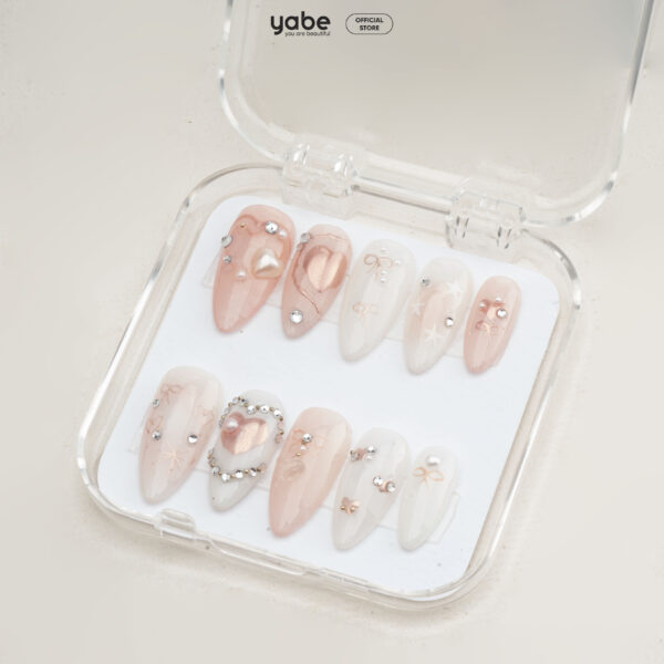 Press on nails trendy pink 1768 - image 2