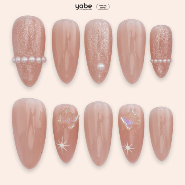 Press on nails beauty pink 1773