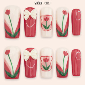 Press On Nails Beauty Red 1779