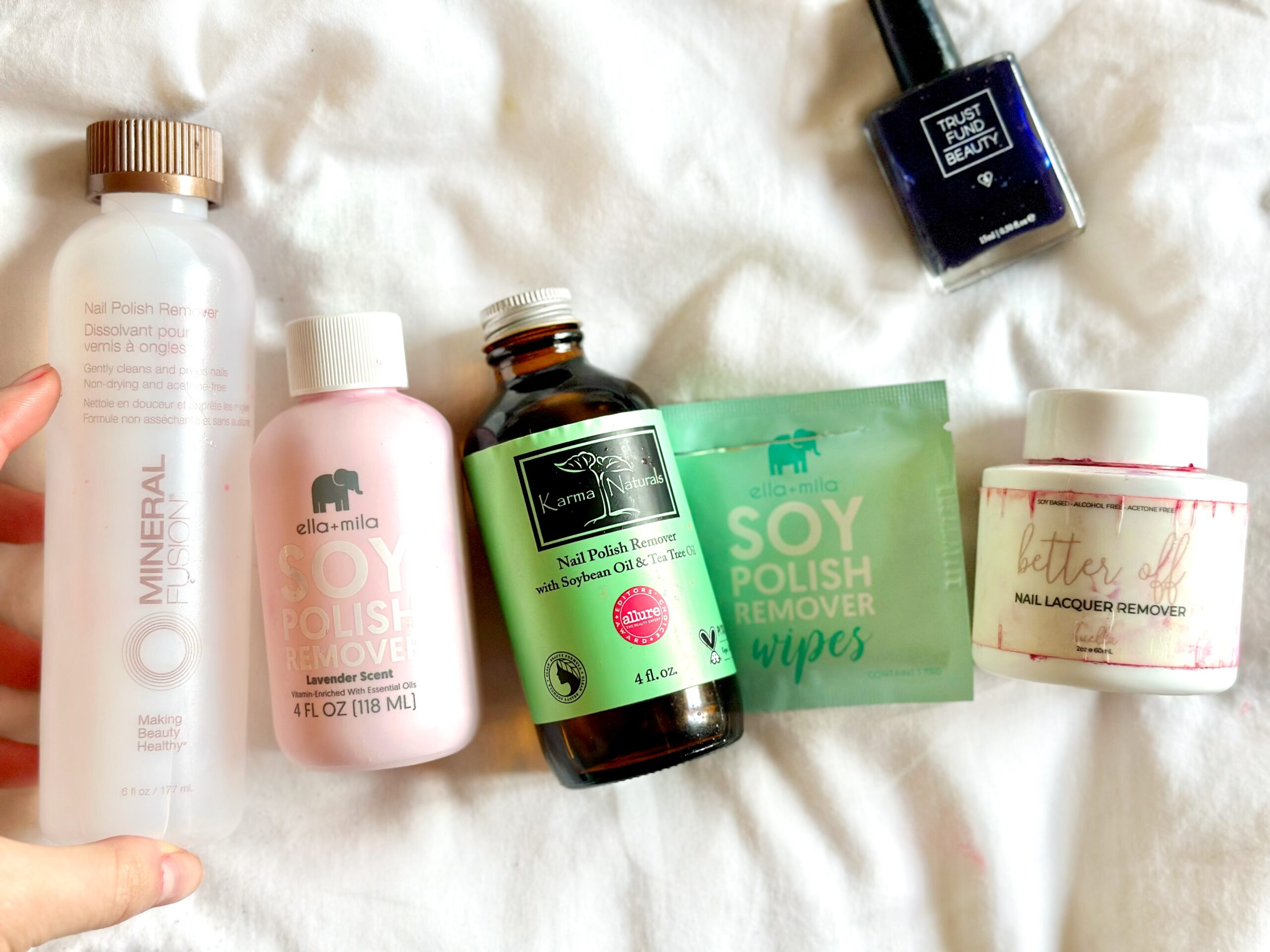 Top 5 eco-friendly nail polish remover products