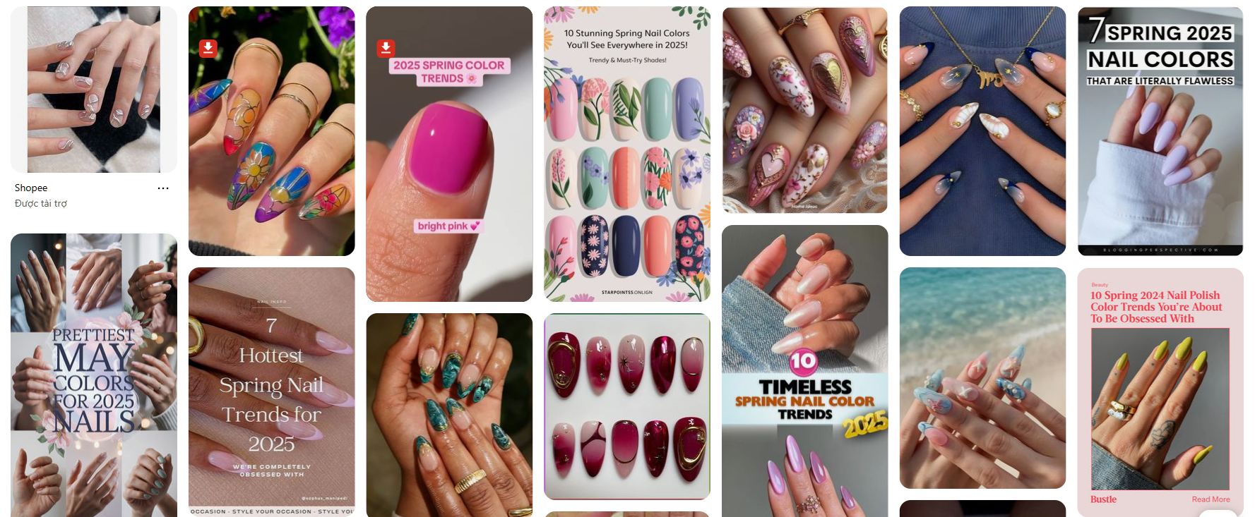Top 10 stunning spring nail colors to try in 2025 for a fresh new look