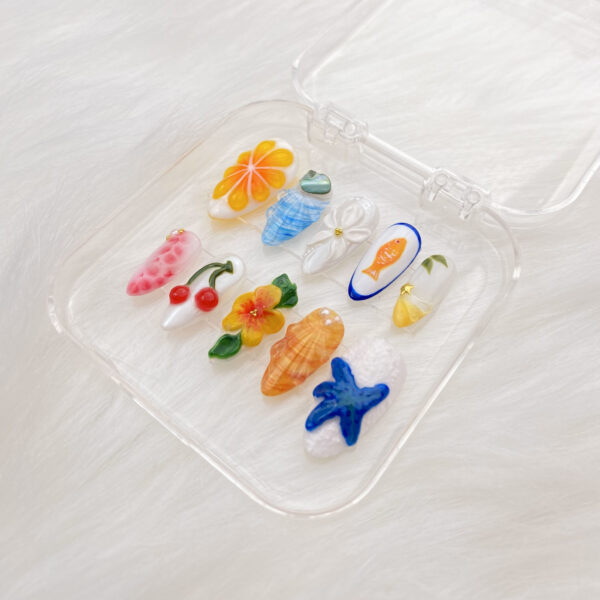 Seaside fruit picnic