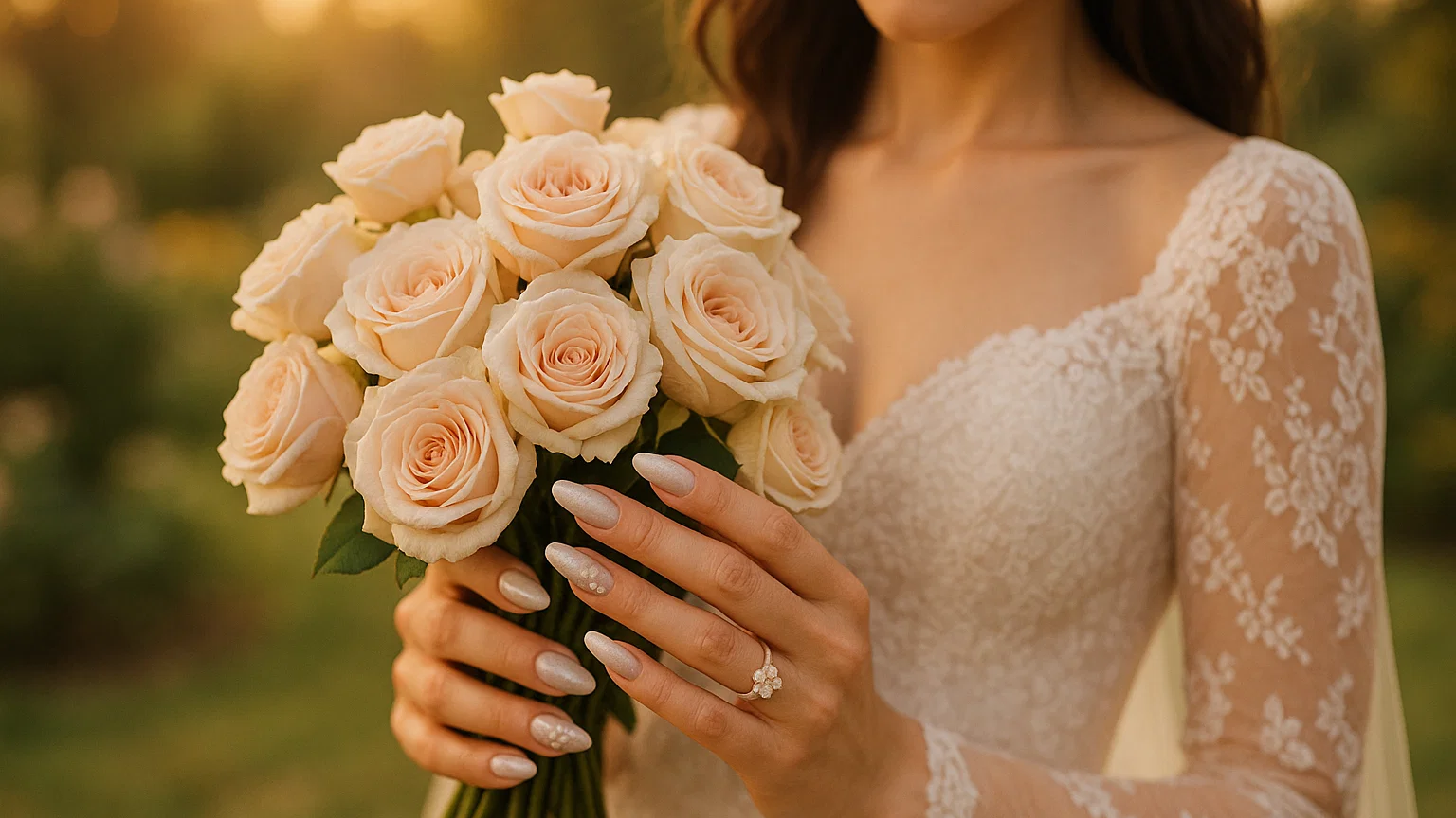 Top 10 Bridal Press On Nails from Yabe Vietnam for a Romantic, Picture-Perfect Wedding Look 2 Top 10 bridal press on nails from yabe vietnam for a romantic, picture-perfect wedding look